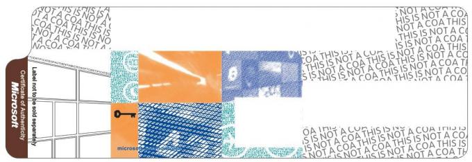 Windows 8-Produkt-Schlüssel-Aufkleber, Bitschlüsselaufkleber Windows 8,1 Fachmann-64