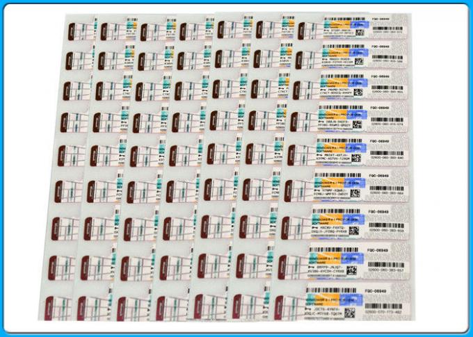 Microsoft Windows 소프트웨어 Windows 8.1 직업적인 중요한 스티커 면허 부호 능동태 스티커