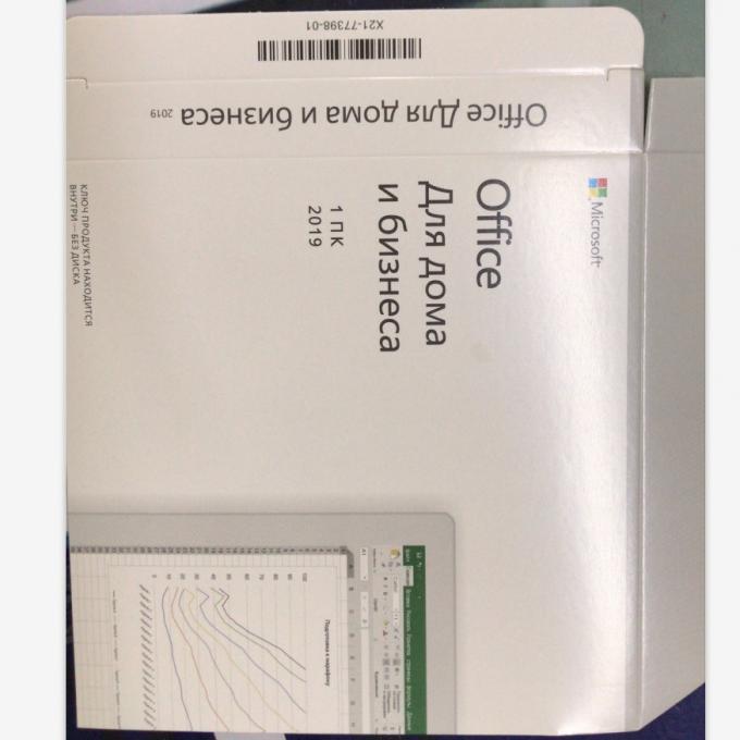 Mac russe plein Microsoft Office 2019 de PC de Windows 10 de version de code principal d'activation d'emballage de détail plein à la maison et affaires