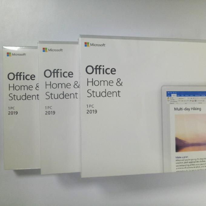 Langue multiple Microsoft Office paquet au détail de 2019 à la maison et d'étudiant de boîte avec le DVD