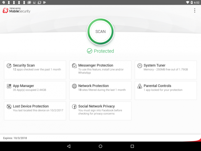 100%년 작동 온라인 동향 2019 마이크로 최대 안전 항 바이러스 열쇠 3PC 3Year MAC 전화 매체는 보다 적게 온라인 다운로드를 해방합니다